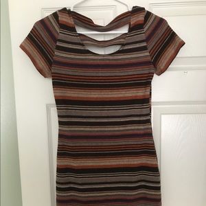 Short Sleeve Sweater Dress